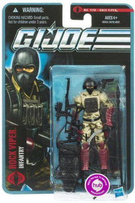 

Hasbro Gi Joe Pursuit Of Cobra 3 3/4 Inch Rock Viper(Multicolor)