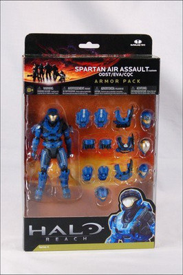 

Halo Reach Series 4 Spartan Air Assault & 3 Sets Of Armor Team(Multicolor)