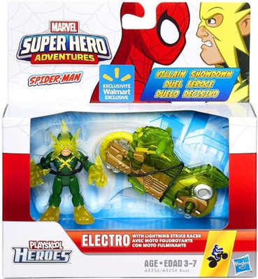 

Marvel Playskool Super Hero Adventures & Vehicle Electro(Green)