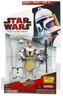 

Hasbro Star Wars: Clone Wars 2009 Wave 8 Obi-Wan Kenobi Action Figure(Multicolor)