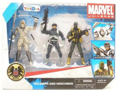

Marvel Universe 3 3/4" Exclusive 3Pack Soldiers And Henchmen(Multicolor)
