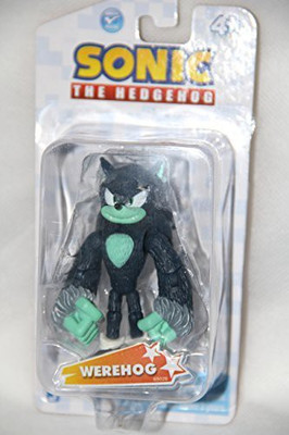 Jazwares Sonic The Hedgehog Werehog 35" Plastic(Multicolor)