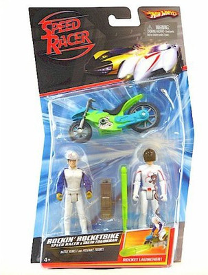 

Mattel Speed Racer Rockin Rocketbike With Speed Racer & Taejo(Multicolor)