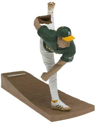 

T M P Intl Mlb Series 10 Mark Mulder With Green Oakland A'S Jersey(Multicolor)
