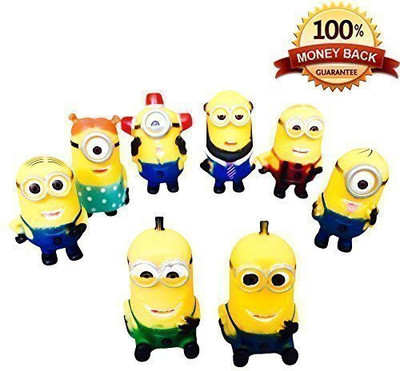 

MaxStar Toys Despicable Me Minions The Display Miniature Toy Figures 8 pcs(Multicolor)