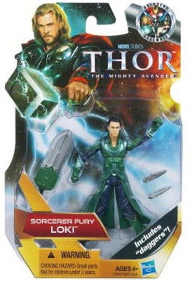 

Hasbro Thor The Mighty Avenger 18 Sorcerer Fury Loki 375 Inch(Multicolor)