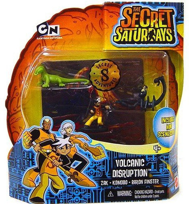 

Mattel The Secret Saturdays Mini Multi Pack Volcanic Disruption(Multicolor)