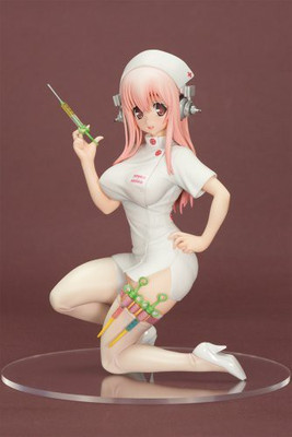 

Orchid Seed Nitro Super Sonic Pvc Statue 1/7 Super Sonico Nurse(Multicolor)