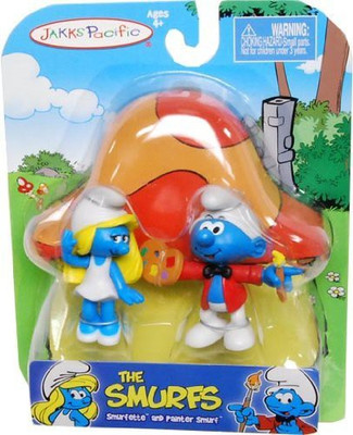 

The Smurfs 2" Pack Smurfette And Painter Smurf(Multicolor)