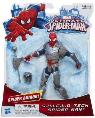 

Spiderman Marvel Ultimate Shield Tech 6 Inches(Multicolor)