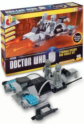 

Doctor Who Character Building Cyberman Speeder Mini Vehcle Set & 2(Multicolor)