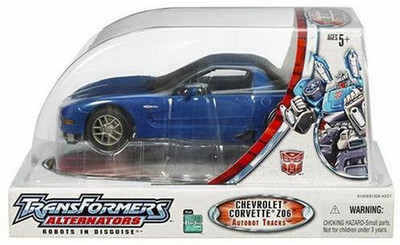 Hasbro Transformers Alternators Corvette Autobot Tracks(Blue)