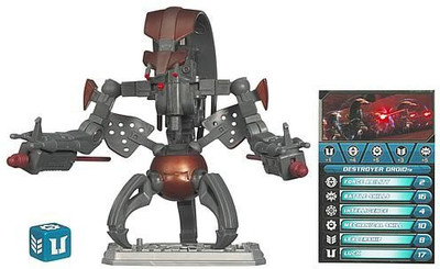 

Hasbro Star Wars: The Clone Wars CW04 Destroyer Droid 3.75in Action Figure(Multicolor)
