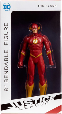 

NJ Croce Justice League New 52 Flash 8 Inch Bendable Figure(Multicolor)