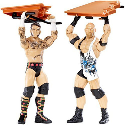 

Mattel Wwe Battle Pack Cm Punk Vs Ryback With Table (2Pack)(Multicolor)