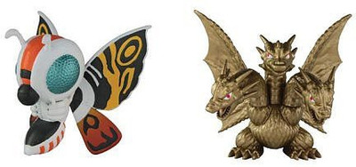

Bandai Godzilla Chibi Super Deformedmothra '92 And King Ghidorah(Multicolor)