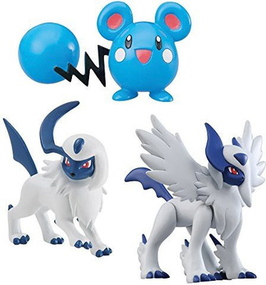 

Tomy Pokmon 3 Pack Smega Absolazurillabsol(Multicolor)