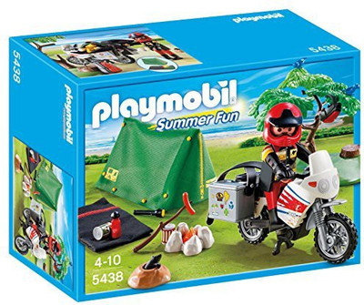 

Playmobil Biker At Camp Site Playset(Multicolor)