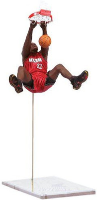 

McFarlane Toys Nba Series 8 Shaquille O'Neal With Red "Heat" Jersey(Multicolor)
