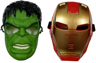 

AS Hulk & Ironman Mask Combo(Multicolor)