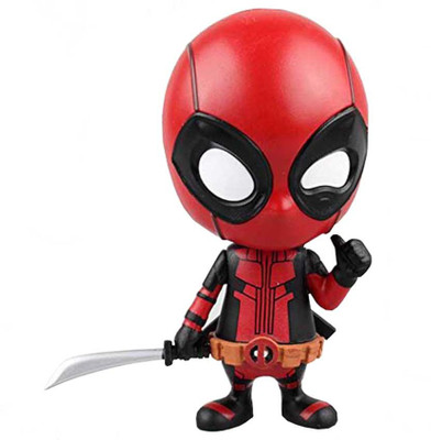

Kiditos Bobblehead Deadpool COSBABY Deadpool Action Figures Toy(Red)