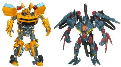 

Transformers Movie 2 Nest Battle Pack Cannon Bumblebee and Soundwave(Multicolor)