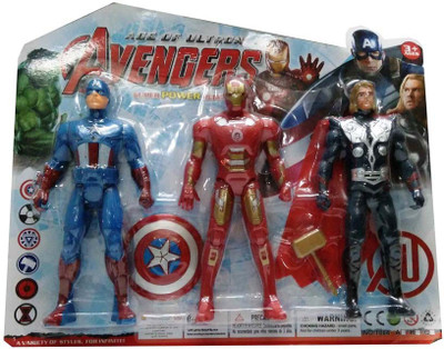 

MK Enterprises Avengers Super Power Heroes 3(Multicolor)