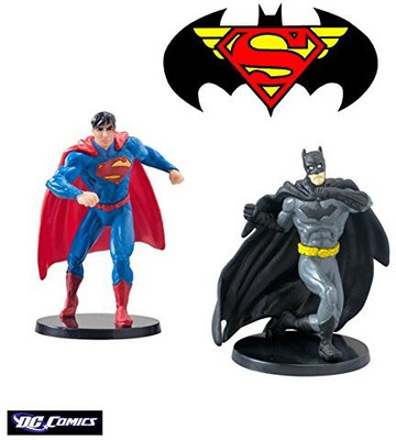 

Warner Bros. Dc Comics Superman And Batman Figurines 275" Pvc(Multicolor)