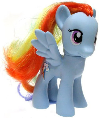

My Little Pony 3 Inch Loose Collectible Pony Rainbow Dash(Multicolor)