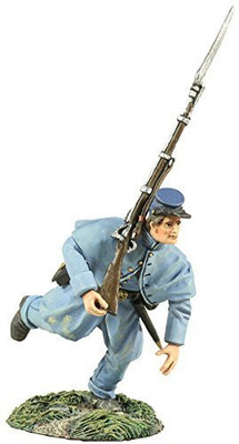 

William Britain S 31170 Union Infantry Overcoat Charging At Right Shoulder(Multicolor)