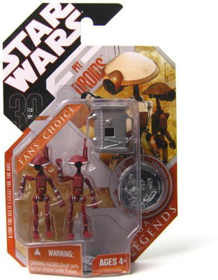 

Star Wars Saga Legends Pit Droids With Coin(Multicolor)