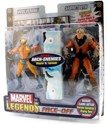 

Marvel Legends Face Off Series 2 Twin Pack Wolverine Vs Sabretooth(Multicolor)