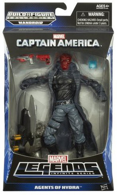 

Marvel Captain America Legends Agents Of Hydra Red Skull6 Inch(Multicolor)