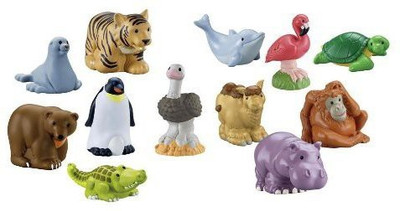 

Little People Fisher Price Zoo Animals ~ Set Of 12(Multicolor)