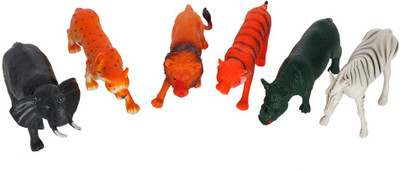 Zaid Collections Wild Animals Set(Multicolor)