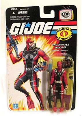 

G.I. Joe 25Th Anniversary Cobra Diver Underwater Trooper(Multicolor)