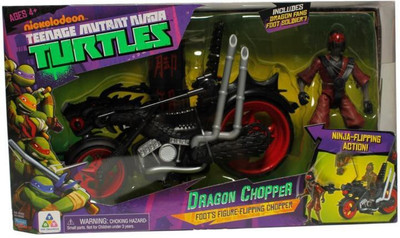 

Teenage Mutant Ninja Turtles Vehicle with Figure - Dragon Chopper(Multicolor)