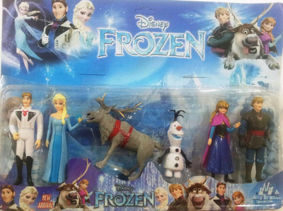 Little Angel Frozen Characters 6pcs Set(Multicolor)