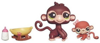 

Littlest Pet Shop Cutest Pets Series 2Mommy Ba Monkeys(Multicolor)
