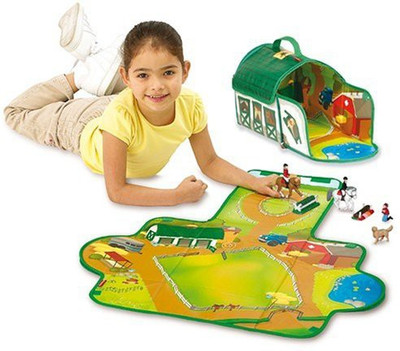 

ZipBin Softie Country Stable Playset(Multicolor)