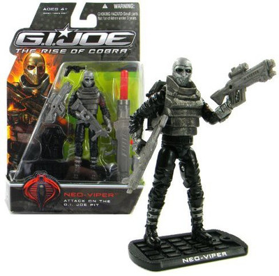 

G.I. Joe The Rise Of Cobra 3 3/4" Neoviper(Black)