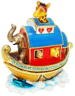 

Objet d' Art Objet D'Art Release 154 "The Ark" Noah'S Ark With Animals(Multicolor)