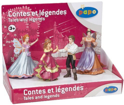 

Papo Tales And Legends Box Set 1 Princessprinceelfqueen Of Elves(Multicolor)