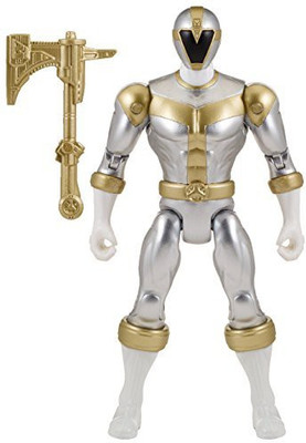 

Power Rangers Super Megaforce 5" Lightspeed Rescue Titanium Ranger Hero(Multicolor)