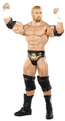 

Mattel Wwe Series #35 Triple H Superstar #4 Action Figure(Black)