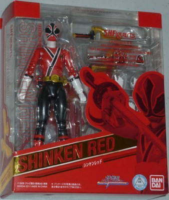 

Power Rangers Samurai Shfiguarts Exclusive 6 Inch Shinken Red(Multicolor)