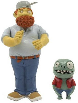 

Plants vs Zombies Crazy Dave 3" With Imp(Multicolor)