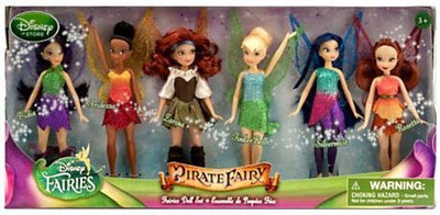 

Disney The Pirate Fairy Exclusive 5 Inch Doll 6Pack Faries Doll(Multicolor)