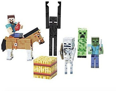 

Minecraft Series 2 Gift Pack Overworld Stevehorse And Complete(Multicolor)