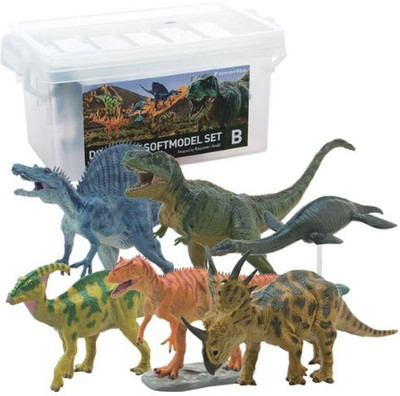 

Febaritto Dinosaur Soft Model Set B(Multicolor)